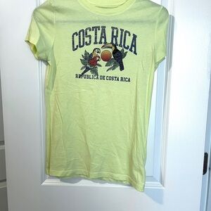 Girl’s Free State Yellow “Costa Rica” T-Shirt Size: YM